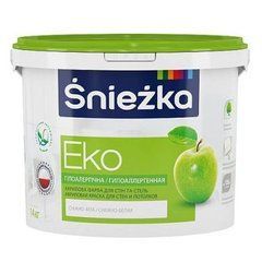 Фарба інтер'єрна Sniezka Еко 7 кг ; шт, Білий, 7 кг