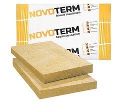 Мінеральна вата Novoterm фасадна 135кг/м3 1000х600х100 мм; м2, 1,44 м.кв.